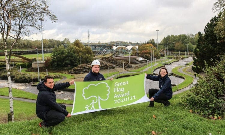 Tees Barrage Park Celebrates Green Flag Award as Tees Barrage Goes Green in its 25th Anniversary