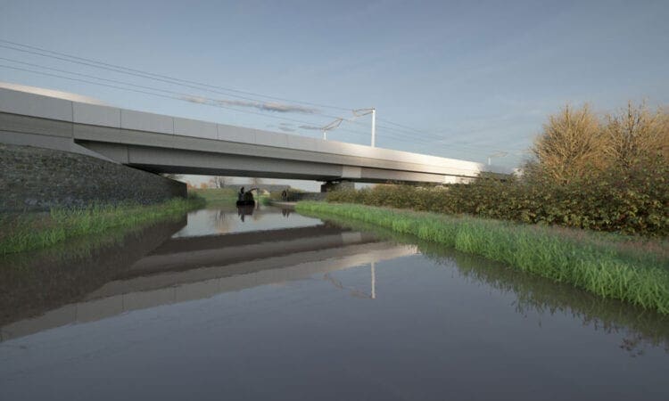 First look at HS2’s Oxford Canal Viaduct
