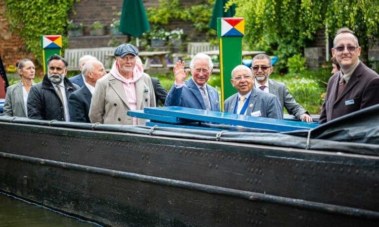 His Royal Highness The Prince of Wales visits Coventry Canal