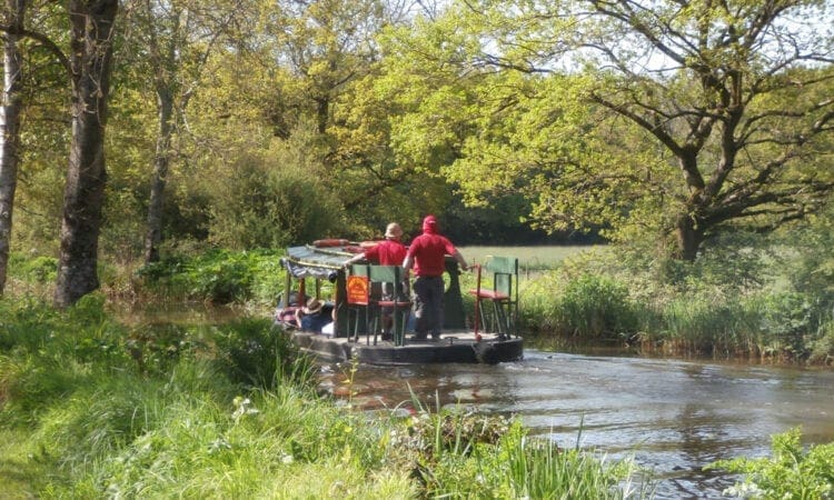Canal boat trips resume on the Wey & Arun Canal