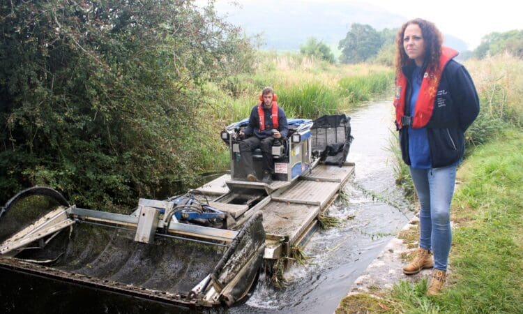 CANAL CHARITY WAGES FIGHT AGAINST INVASIVE WEEDS ON LANCASTER CANAL