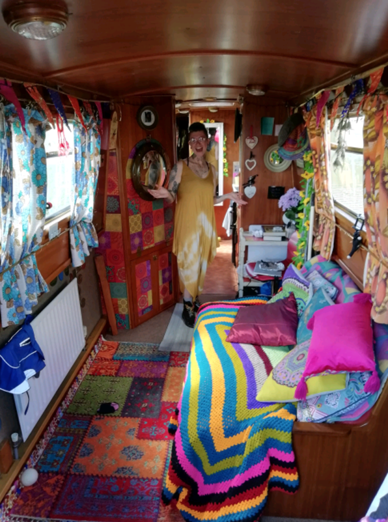 The Ruff's colourful interior