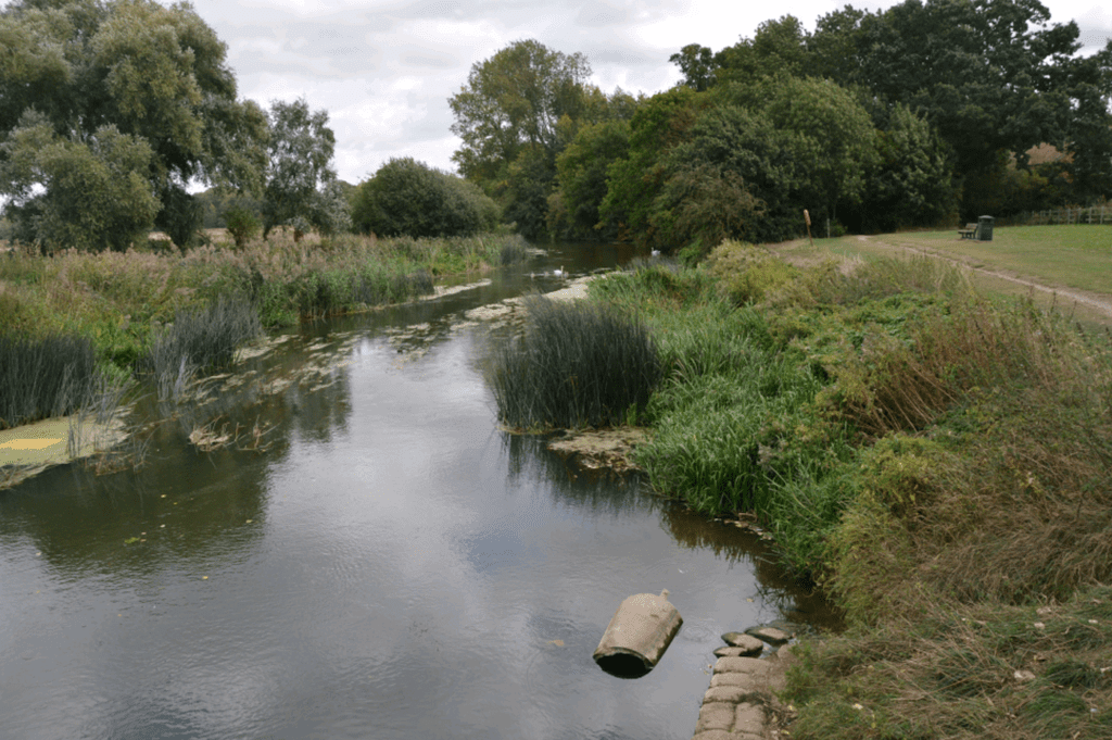 The site of the landing stage at Kempston Mill