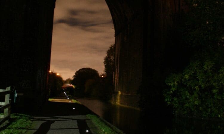 Let there be light! Towpath walking routes now lit…