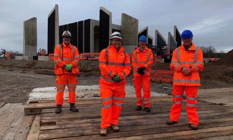 A message from Cotswold Canals Connected… Bringing you a new railway bridge for Christmas.
