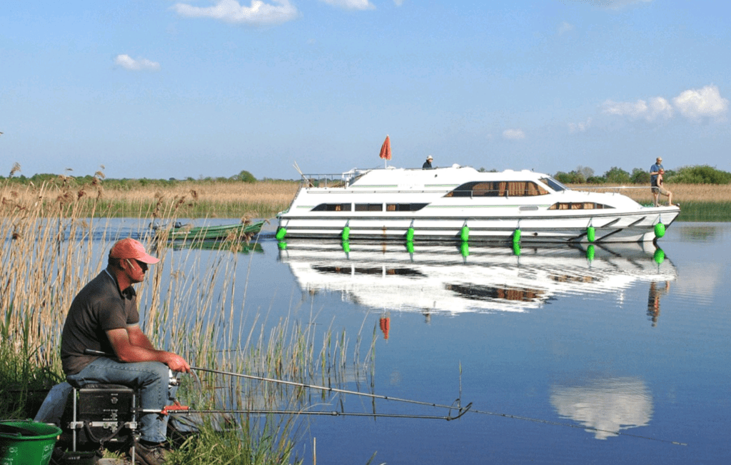 Le Boat exploring the Irish waterways