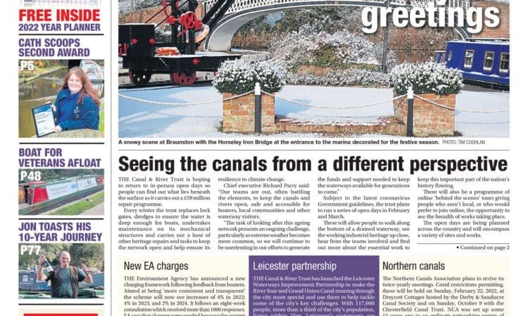 Inside the January issue of Towpath Talk