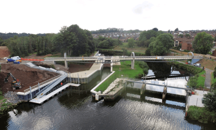 First new lock in years at Lagan gateway