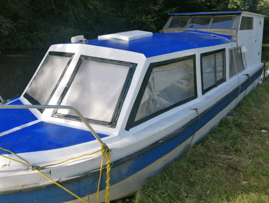 Keith Prosser’s boat Canute.