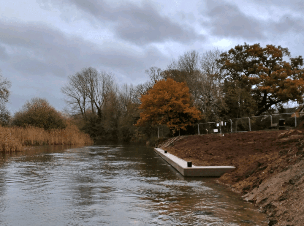 The new landing stage on the River Great Ouse near Bedford. PHOTO: LAND & WATER