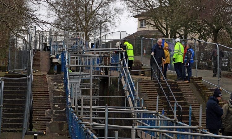 Grindley Brook locks host first open day for a while