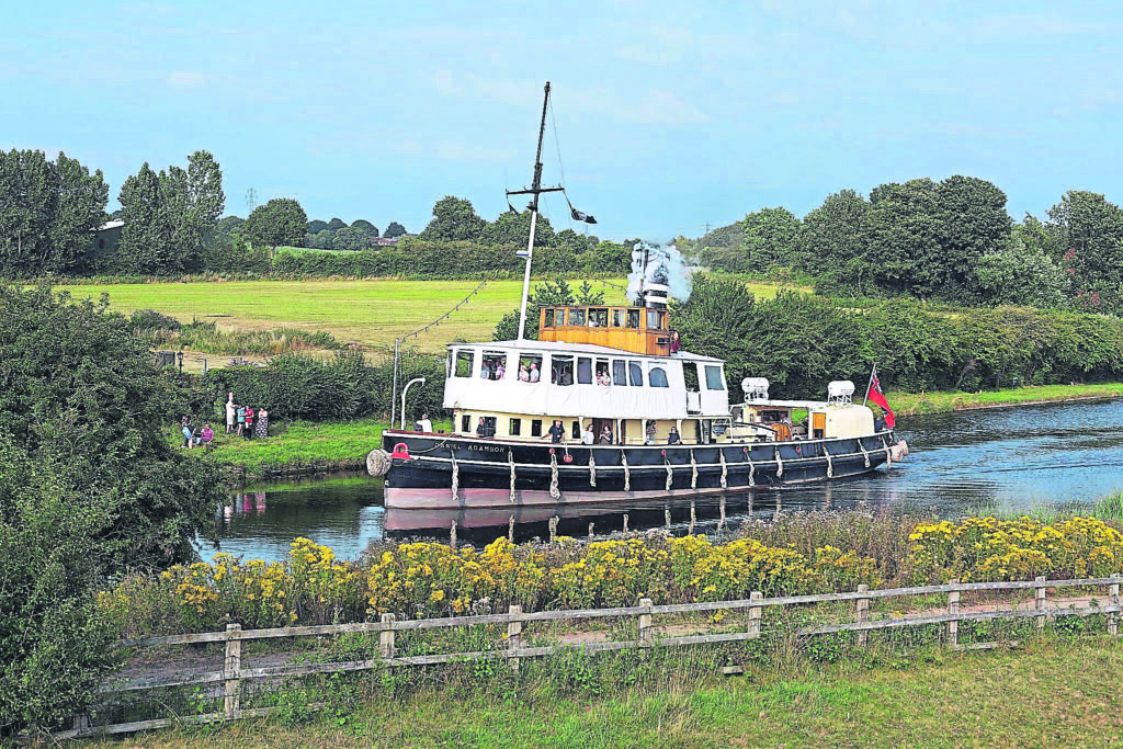 Danny on the River Weaver.