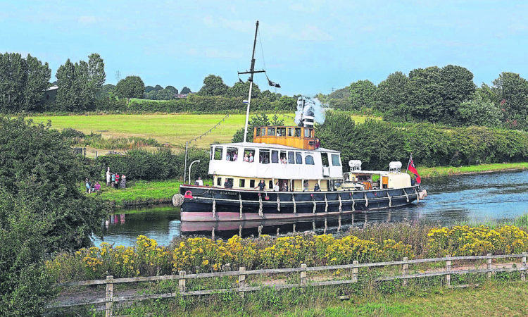 Steam ship ‘The Danny’ fires up for record cruising year