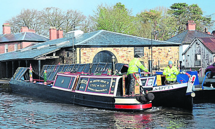​Heritage fly-boat’s new home at Ellesmere Yard