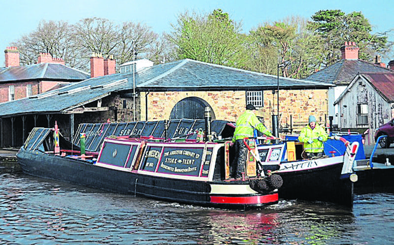 Saturn and Sweden arriving at Ellesmere Yard. PHOTOS SUPPLIED