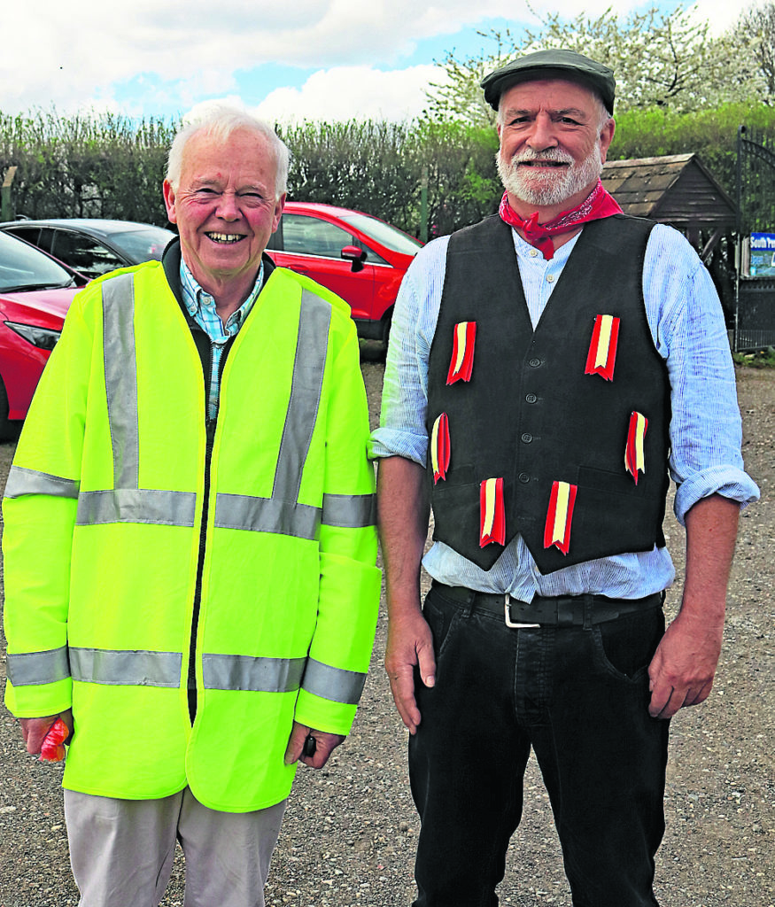 Jerry Holland and Steve Moss at the South Pennine Boat club