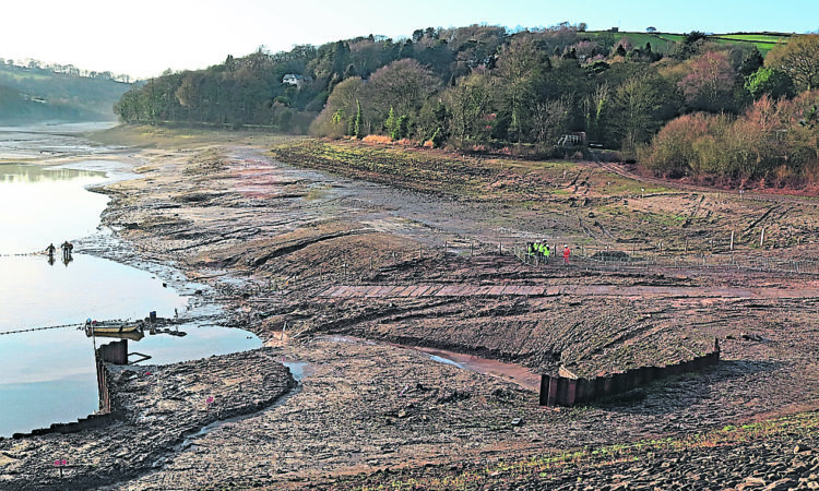 RESERVOIR WORK AND DRY SPRING CAUSE WATER-SAVING CANAL CLOSURE