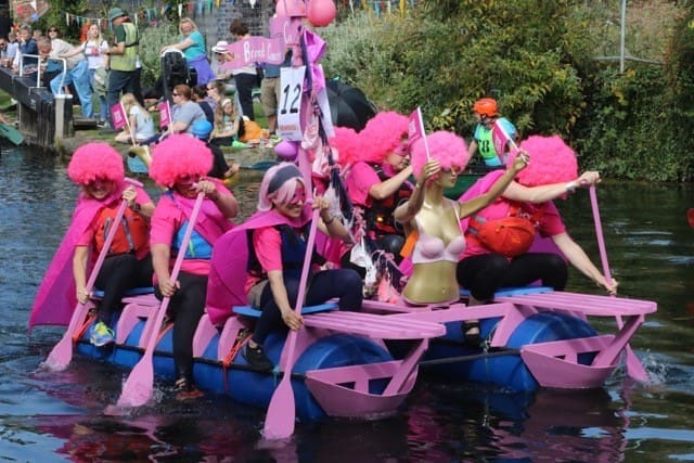 Pink ladies of the Cotswold Canals