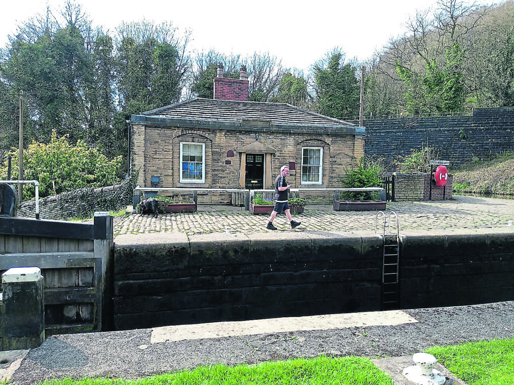 Saved from the auctioneer’s hammer: Salterhebble Lock Cottage. PHOTO: IAIN DUNCAN