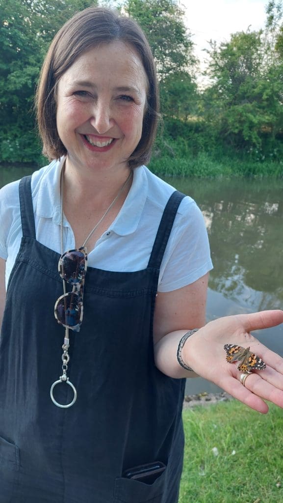 A butterfly release by charity founder Rachel Ollerenshaw to mark the anniversary of Molly’s death.