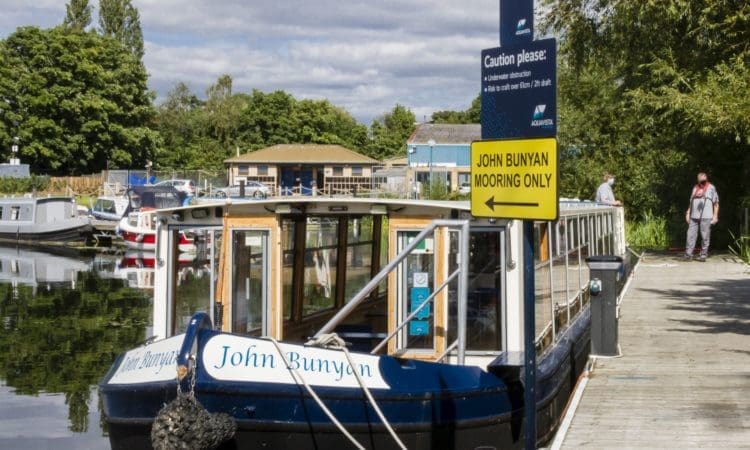 The John Bunyan Community Boat receives The Queen’s Award for Voluntary Service.