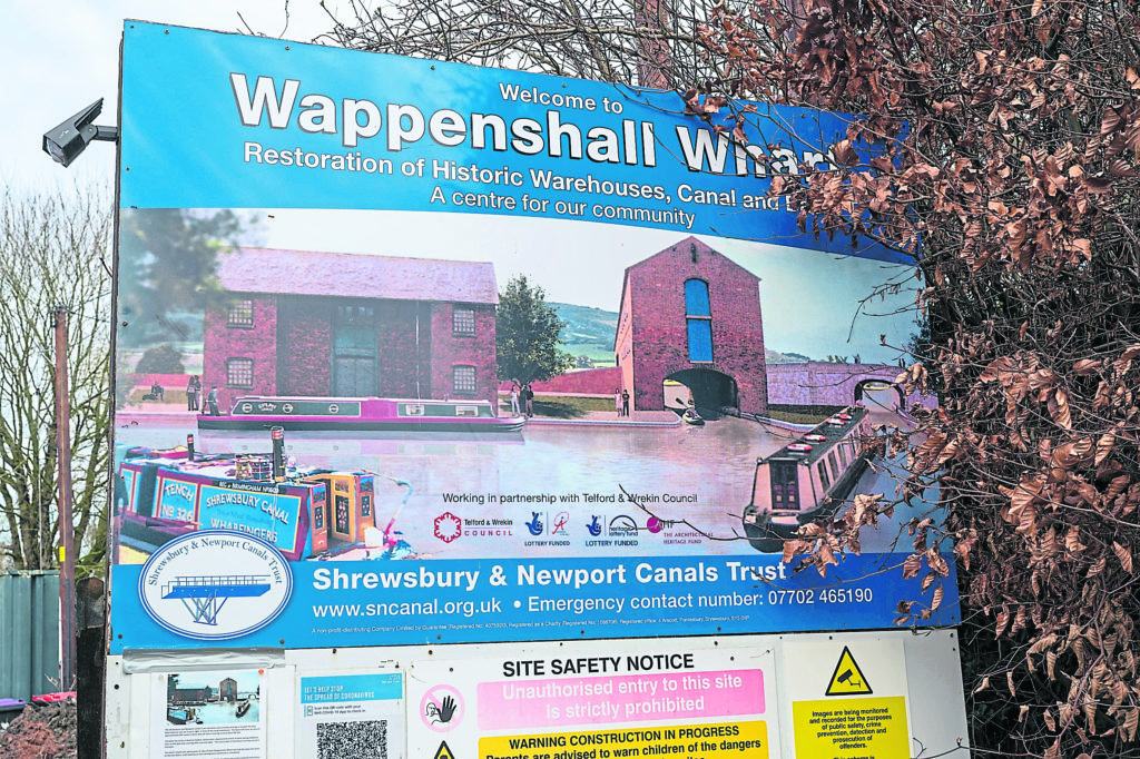 wappenshall wharf sign