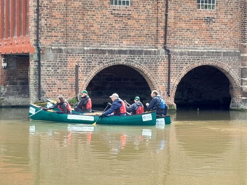 Chester canoe weed patrol