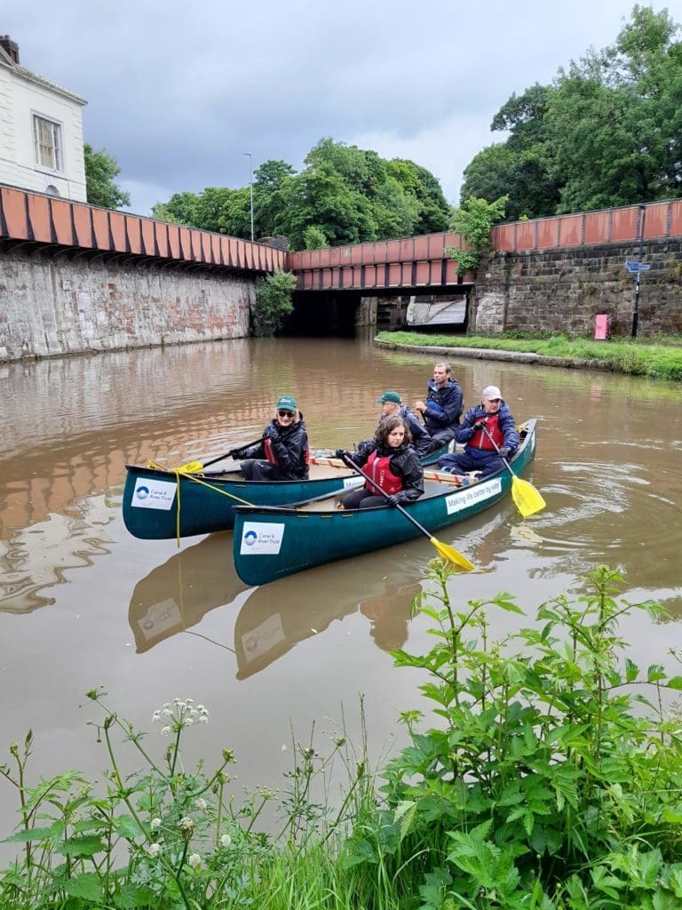 Chester canoe weed patrol