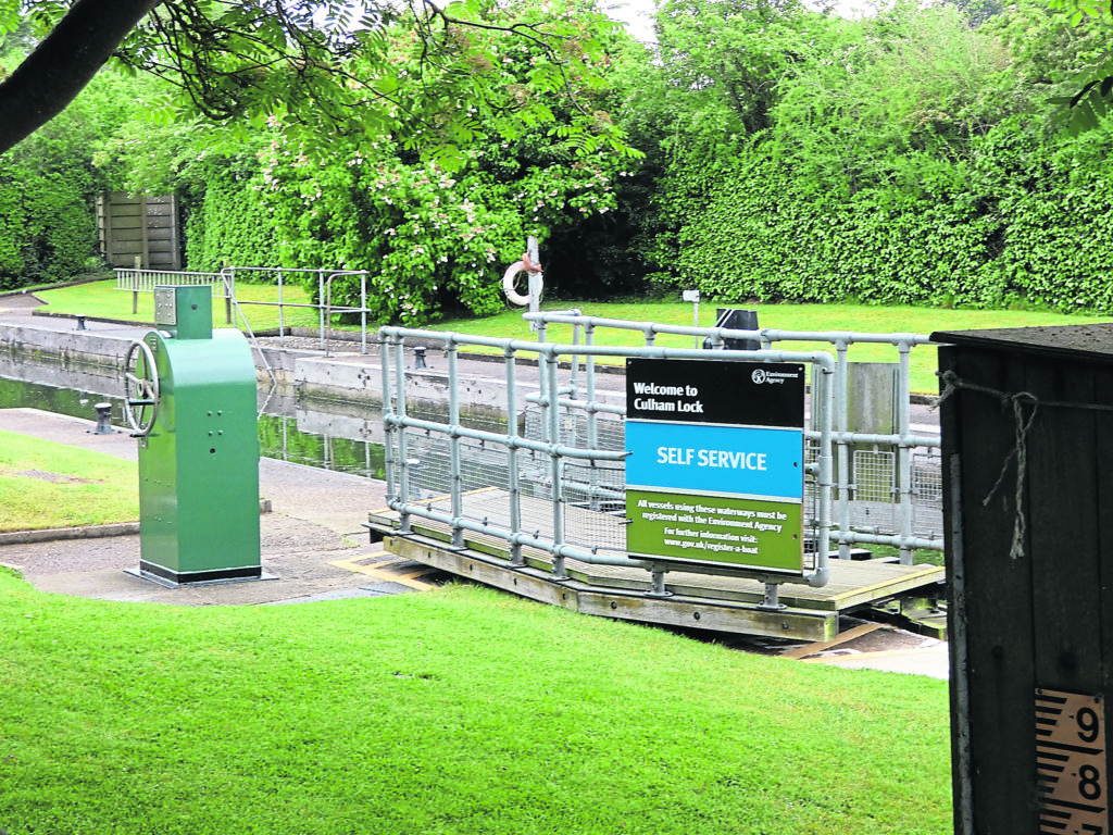 Culham Lock will be closed from the end of October until mid-March. PHOTO: JANET RICHARDSON 