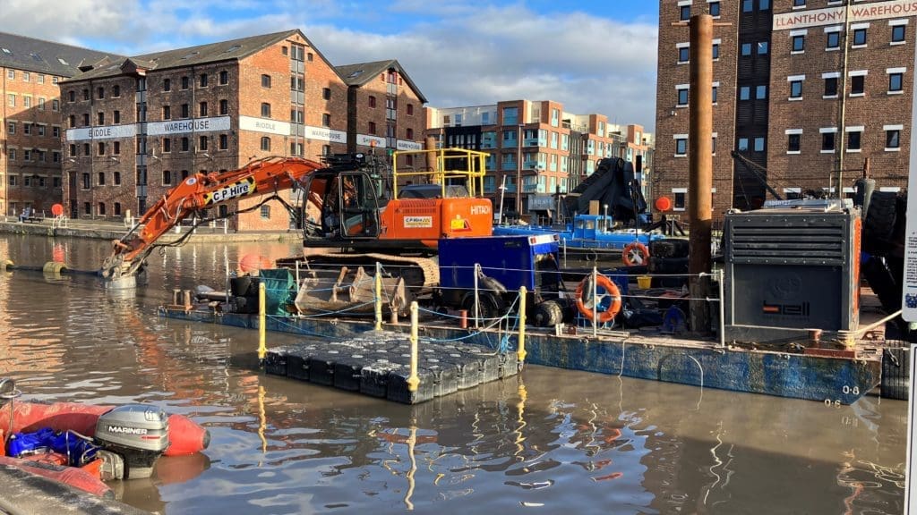 Gloucester Docks dredging