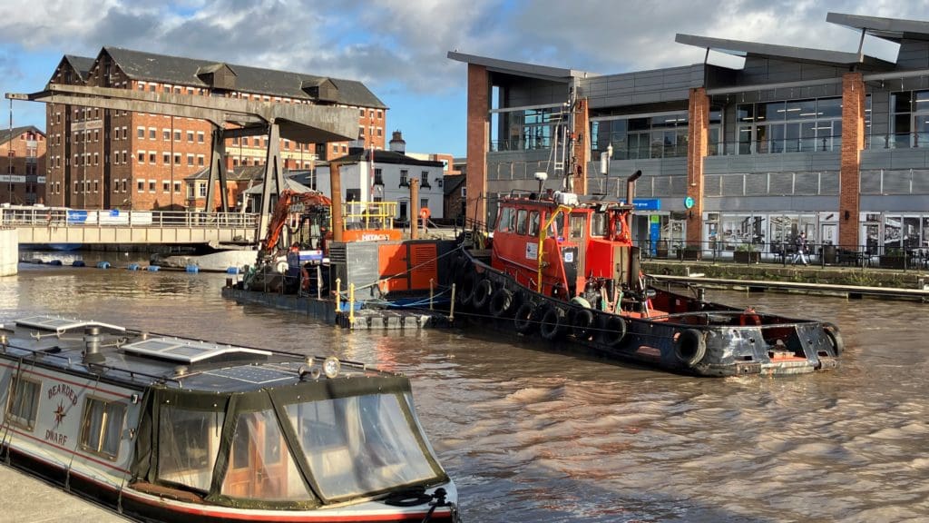 Gloucester Docks dredging