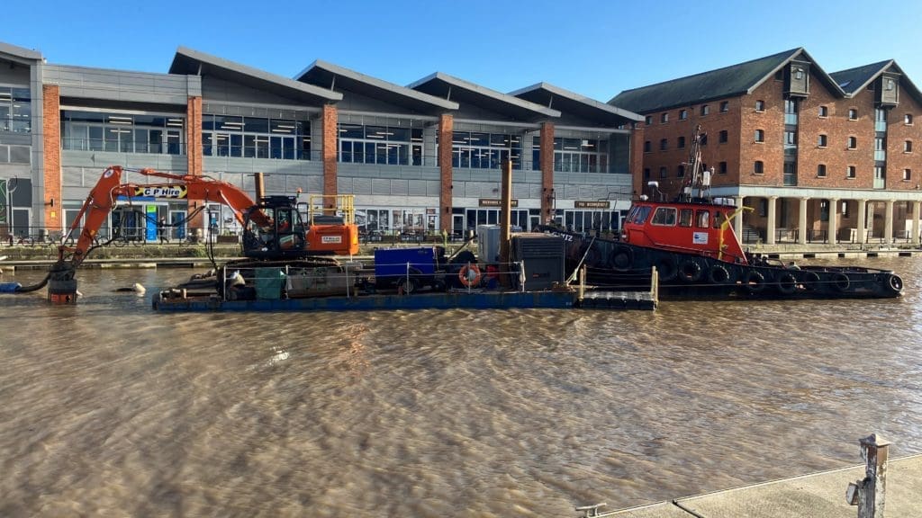 Gloucester Docks dredging