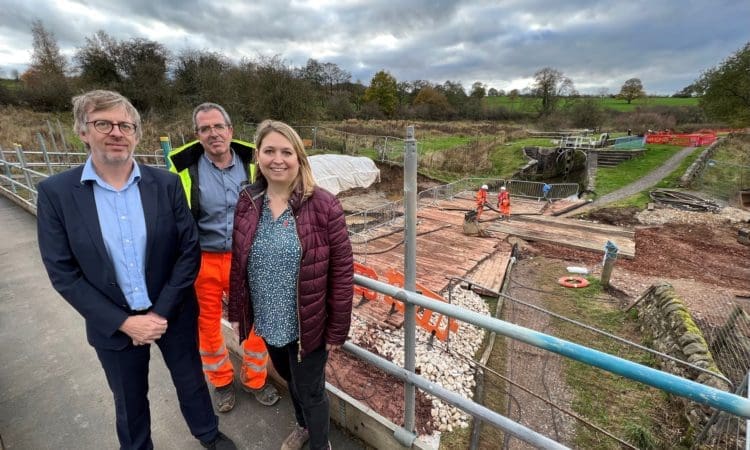 MP visits Caldon Canal project