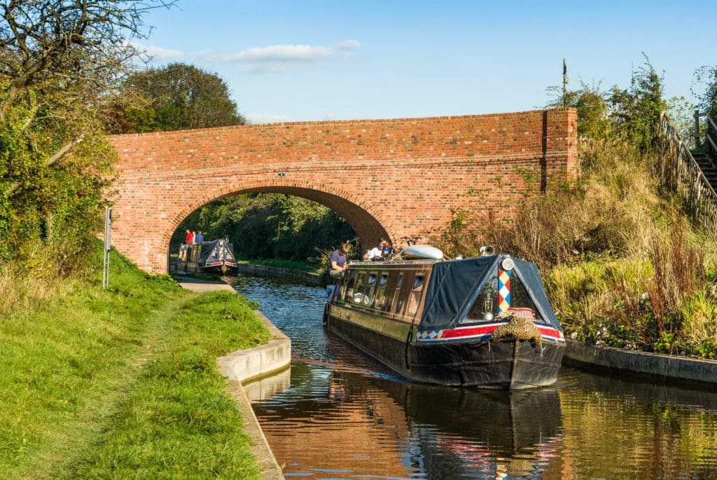 Lt Tring Bridge with Boat, Wendover canal