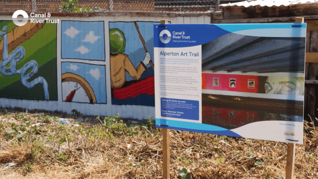 Canalside art trail tackles tagging and antisocial behaviour 