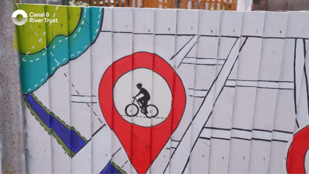 Canalside art trail tackles tagging and antisocial behaviour 