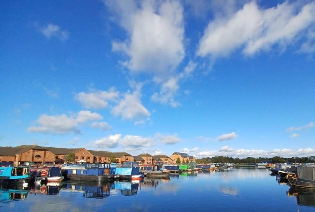 Barton Marina in Staffordshire