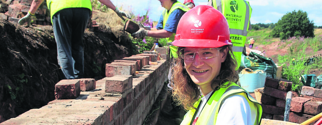 Learn a new skill such as bricklaying by volunteering with IWA.
