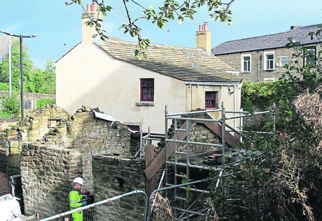 Finsley Gate former washhouse and canal supervisor’s house.