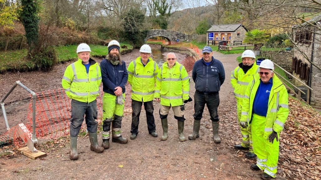 Llangynidr Lock Flight team 6 Dec 2022