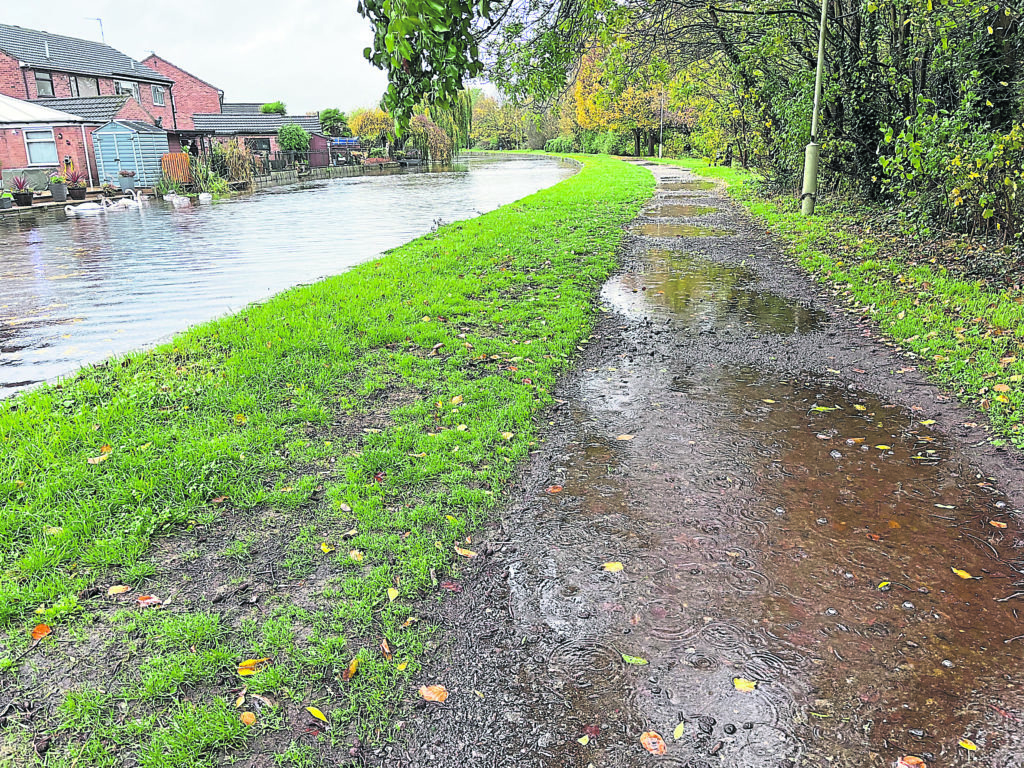 The stretch of towpath to be improved in Loughborough. PHOTO: CRT