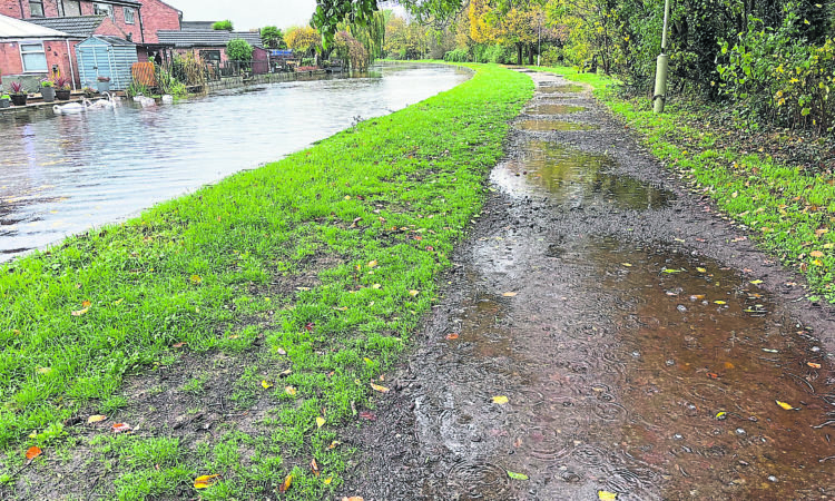Towpath works start in Loughborough