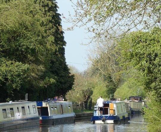 Grand Union Braunston by Janet Richardson