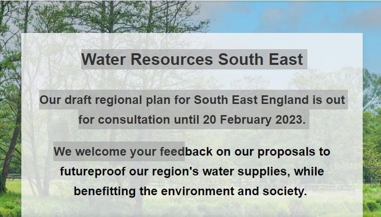 Consultation deadline for water transfer plan- Monday!