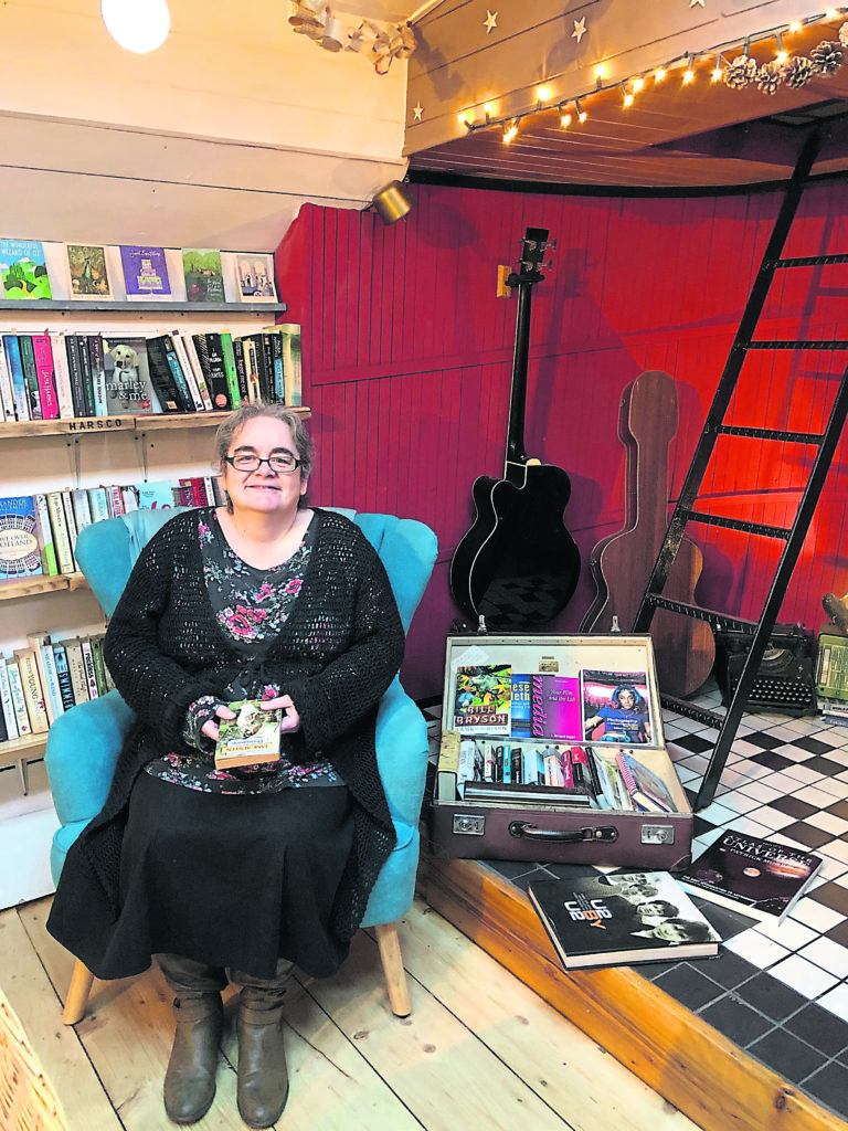 Book lover Victoria Bonner, who along with husband Chris, launched Hold Fast Bookshop.