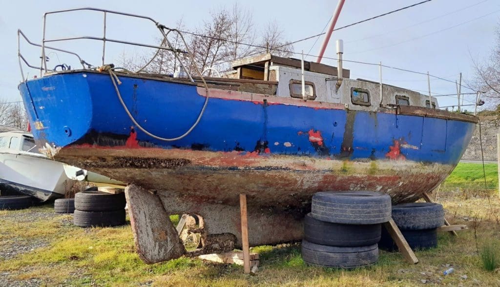 Vessel 1, an 11m sailing craft