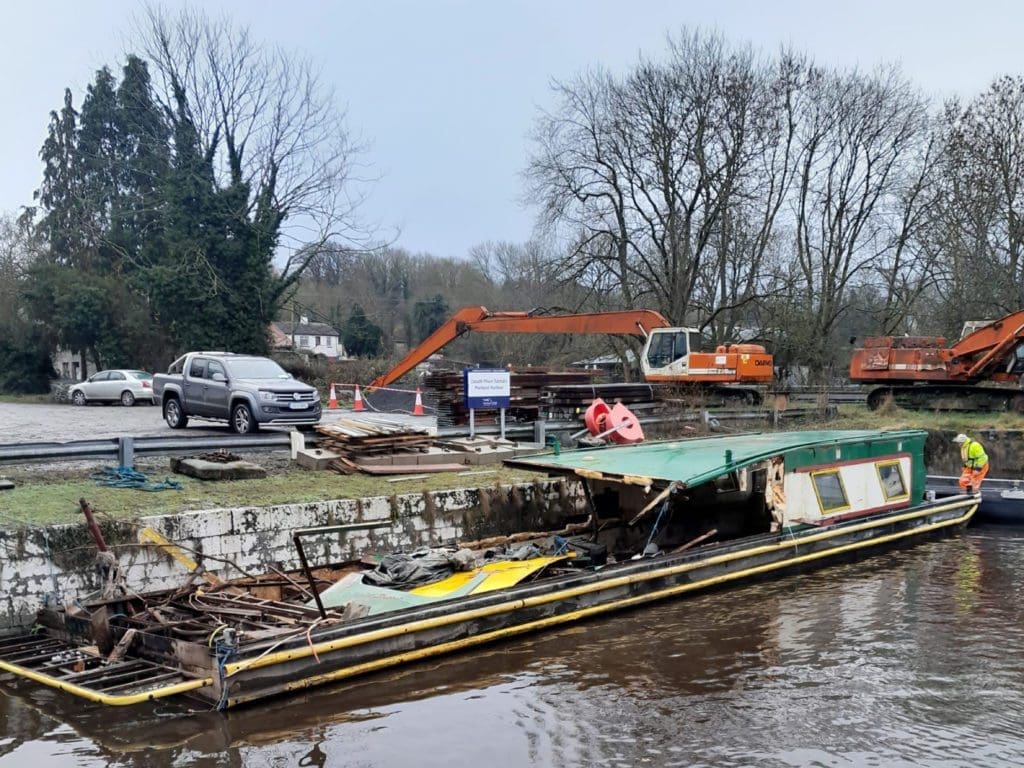 Vessel 10, steel hulled barge