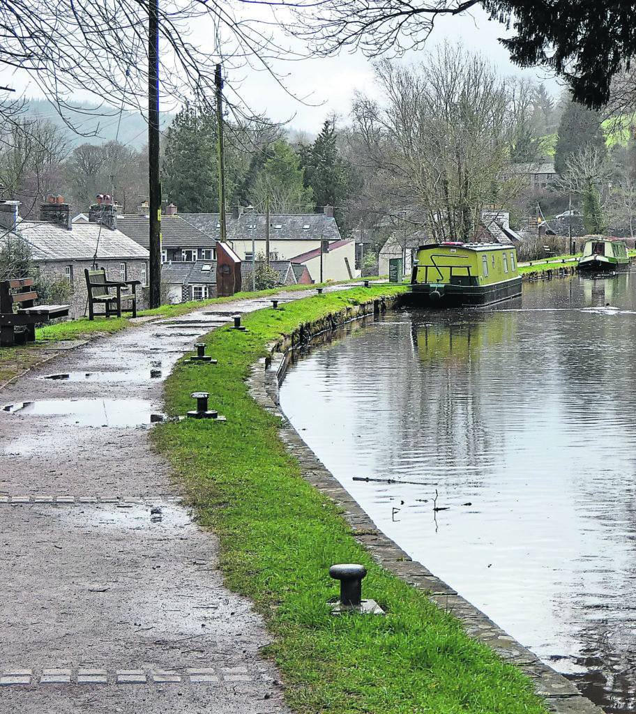 Mooring bollards along the Monmouthshire & Brecon Canal.PHOTO: JANET RICHARDSON