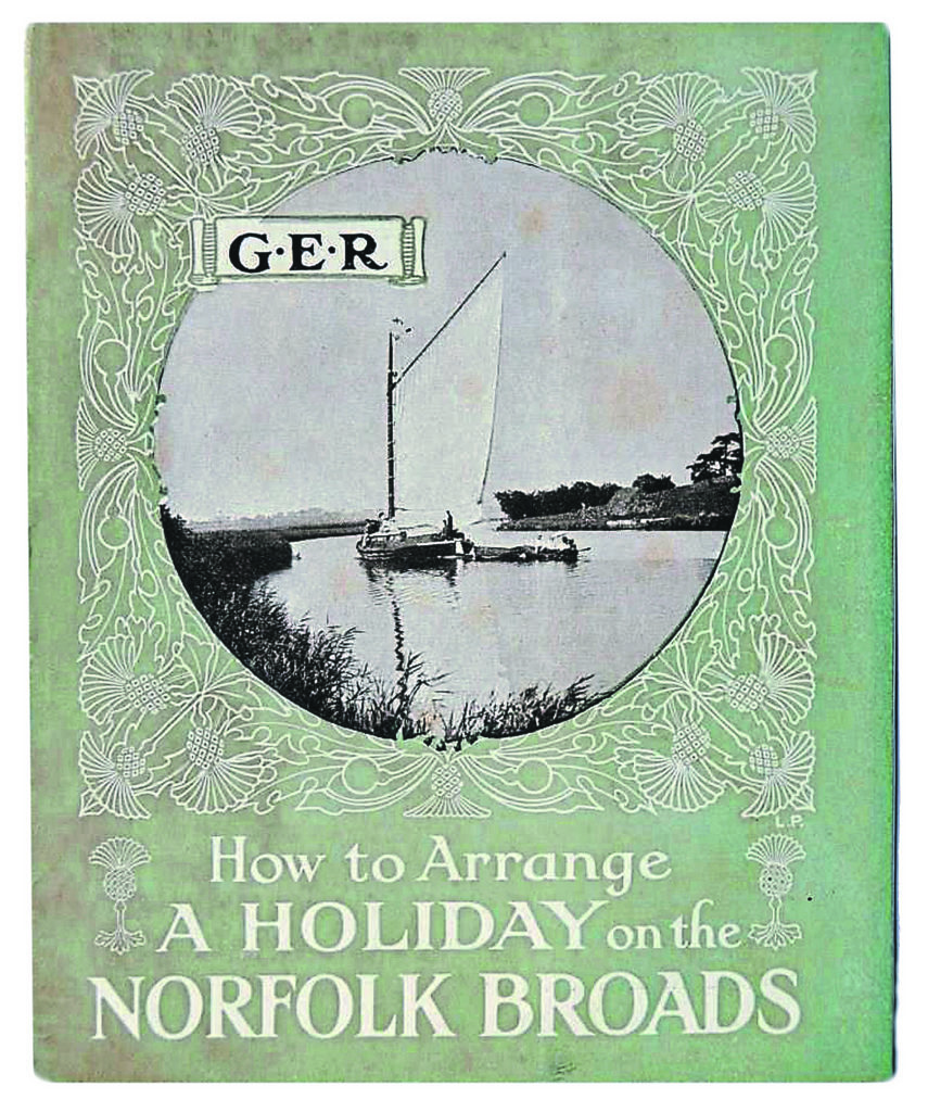 Holidays on the Norfolk Broads was the subject of a Great Eastern Railway booklet that realised £42 at auction. PHOTO: PAPERCHASE AUCTIONS