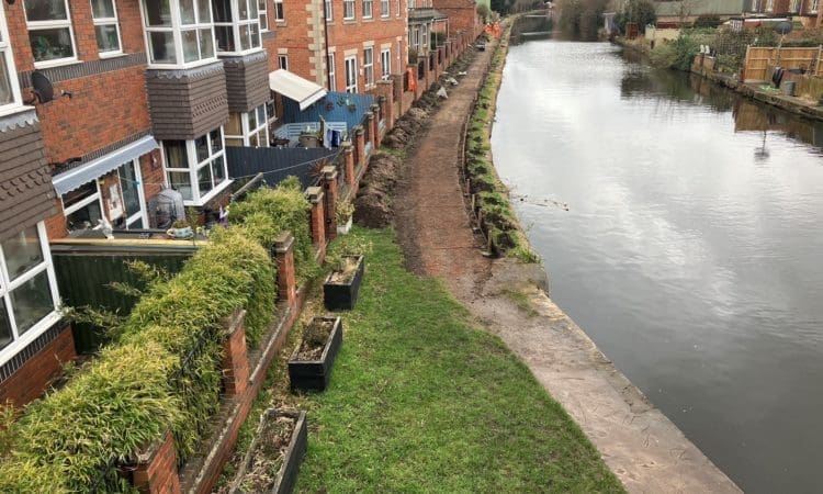 Canal towpath in Loughborough reopens after further phase of improvements